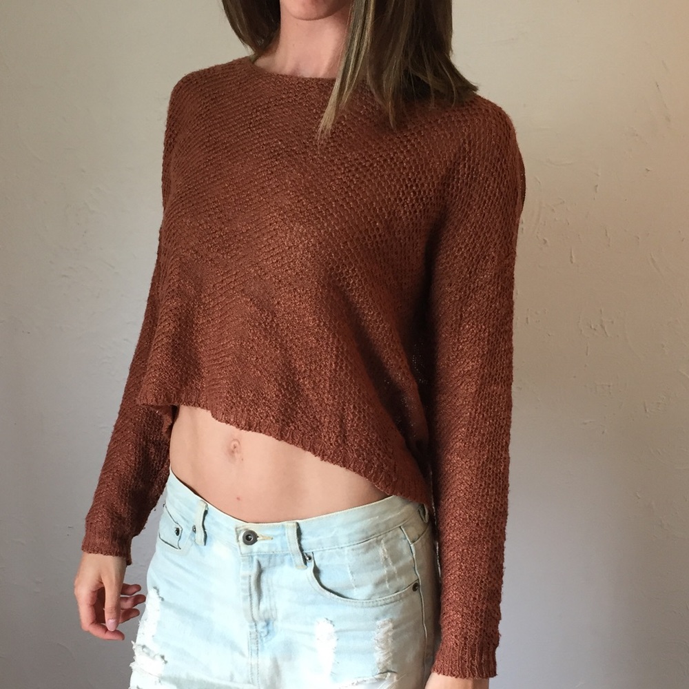 Crop sweater